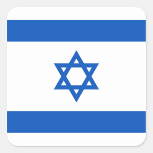 Etiqueta da bandeira de Israel