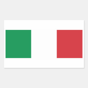 Etiqueta da bandeira de Italia