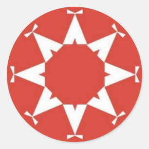 Etiqueta da bandeira de Lakota