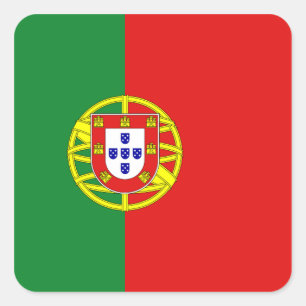 Etiqueta da bandeira de Portugal