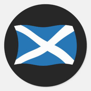 Etiqueta da bandeira de Scotland