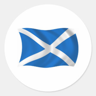 Etiqueta da bandeira de Scotland