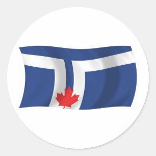 Etiqueta da bandeira de Toronto