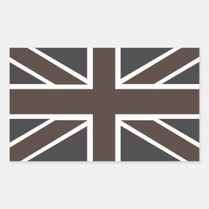 Etiqueta da bandeira de Union Jack
