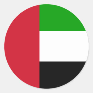 Etiqueta da bandeira de United Arab Emirates