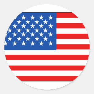 Etiqueta da bandeira dos Estados Unidos