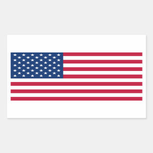 Etiqueta da bandeira dos EUA dos Estados Unidos da
