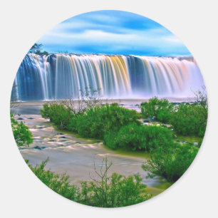 Etiqueta da cachoeira
