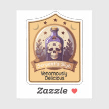 Etiqueta da coxa do Serpente da Poção das Bruxas