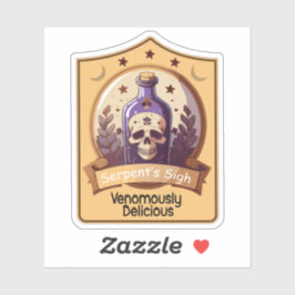 Etiqueta da coxa do Serpente da Poção das Bruxas