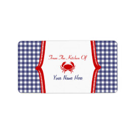 Etiqueta Da Cozinha - "Da Cozinha Do" Caranguejo