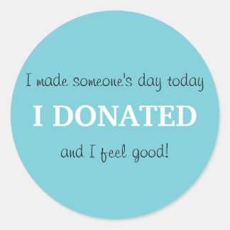 Etiqueta da doação