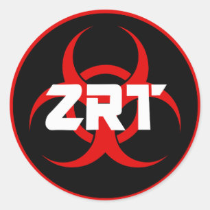 Etiqueta da equipe da resposta do zombi