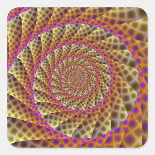Etiqueta da espiral da pele do leopardo
