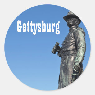 Etiqueta da estátua III de Gettysburg