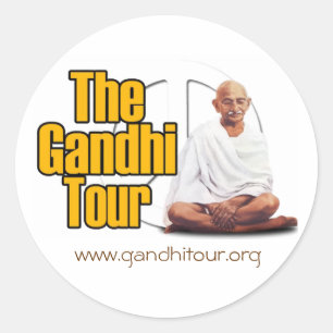 Etiqueta da excursão de Gandhi