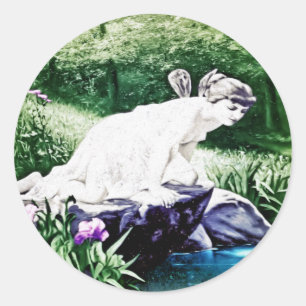 Etiqueta da fada do vintage