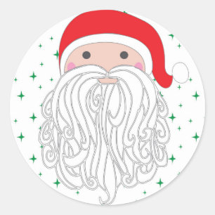 Etiqueta da faísca do papai noel