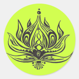 Etiqueta da FLOR de LOTUS