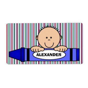 Etiqueta da fonte de escola do pastel do menino