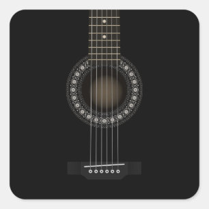 Etiqueta da guitarra acústica