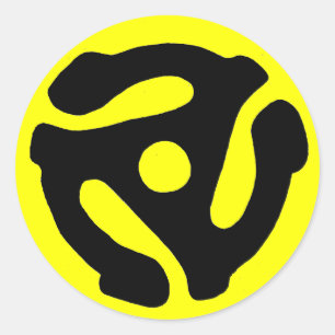 Etiqueta da inserção do registro de 45 RPM