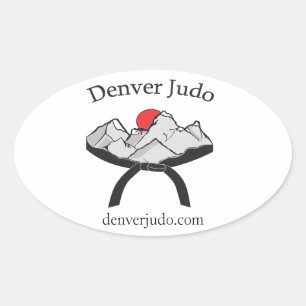 Etiqueta da janela do judo de Denver