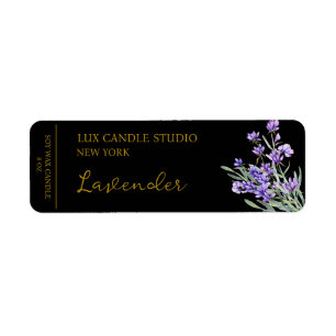 Etiqueta da lavanda