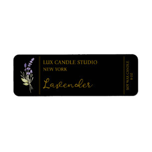 Etiqueta da lavanda