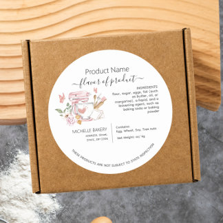 Etiqueta da lei de caixa do misturador do suporte 