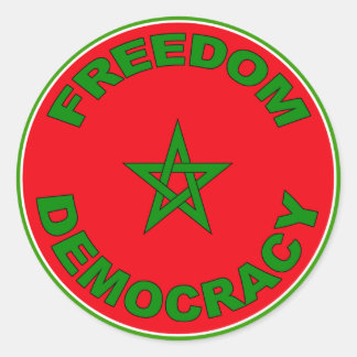 Etiqueta da liberdade de Marrocos