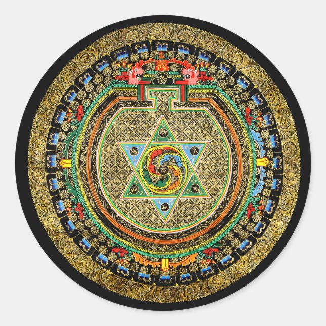 Etiqueta da mandala de Vajrayogini