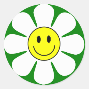 etiqueta da margarida da cara