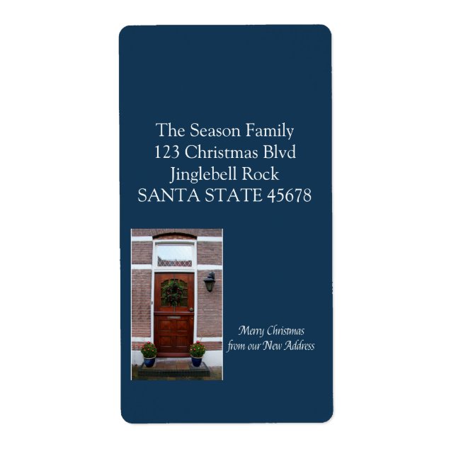 Etiqueta Da nossa nova Terra de Natal (Frente)