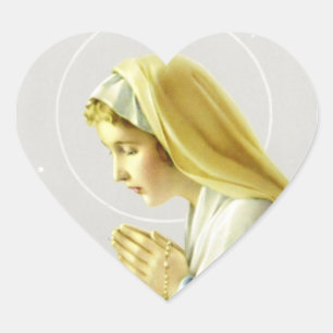 Etiqueta da oração da Virgem Maria
