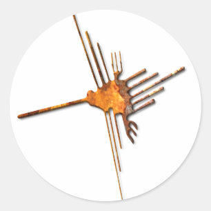 Etiqueta da oxidação do colibri de Nazca
