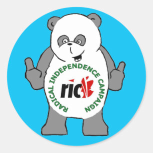 Etiqueta da panda de RIC