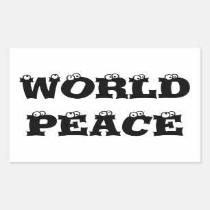 Etiqueta da PAZ de MUNDO