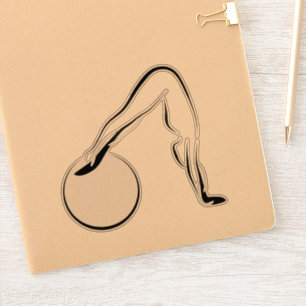 Etiqueta da pose de Pilates