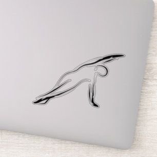 Etiqueta da pose de Pilates