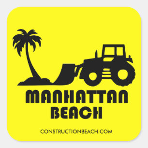 Etiqueta da praia da construção
