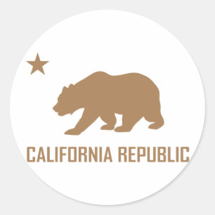 Etiqueta da república de Califórnia