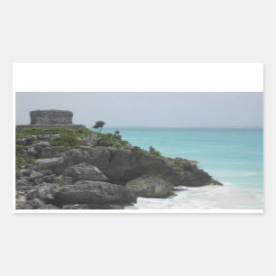 Etiqueta da ruína de Tulum