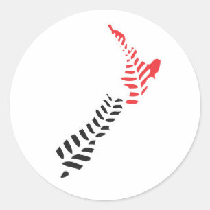 Etiqueta da samambaia NZ 5
