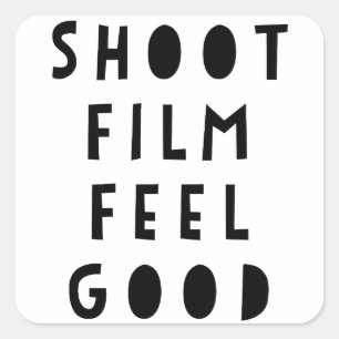 Etiqueta da sensação do filme do tiro boa