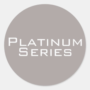 Etiqueta da série da platina