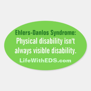 Etiqueta da síndrome (EDS) de Ehlers-Danlos