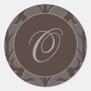 Etiqueta da tapeçaria de Brown