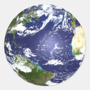 Etiqueta da terra do planeta