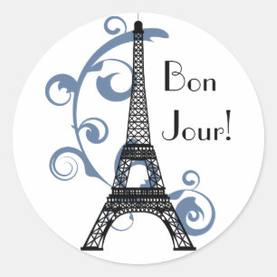 Etiqueta da torre Eiffel